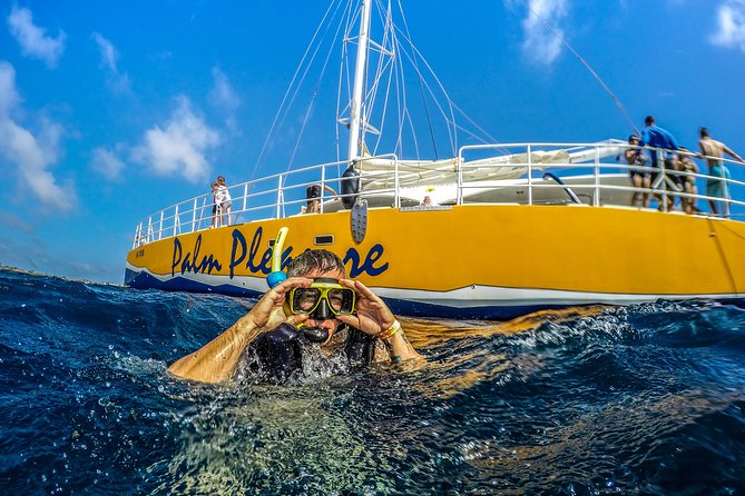 Aruba Afternoon Snorkel Sail aboard Palm Pleasure Catamaran - Boca Catalina: Calmer Water, Easy Fish Spotting
