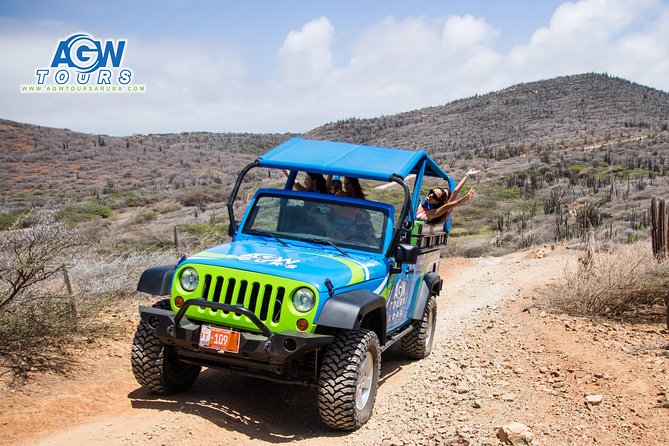 Aruba Jeep Tour: Natural Pool, Caves and Baby Beach Adventure - Caves and rugged terrain: what you’ll actually do in the park