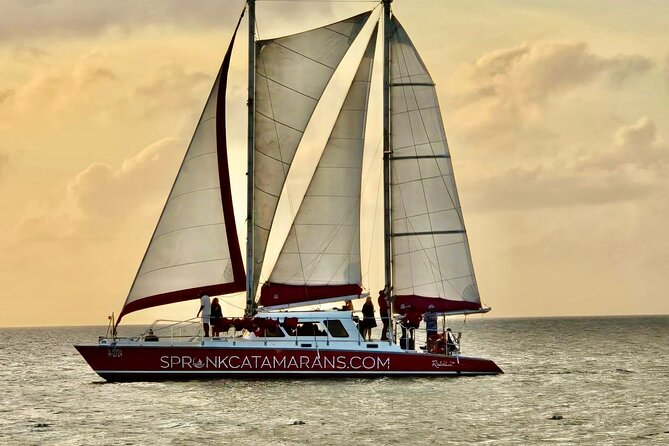 Aruba Morning Snorkeling or Sunset Sail to Boca Catalina With BBQ - From Renaissance MarinaPaardenbaai to open water, without the headache