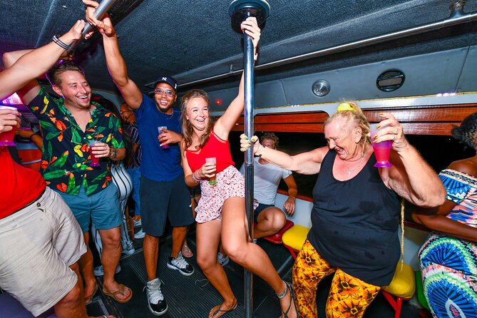 Aruba Nightlife and Barhopping on Chogogo Party Bus - The Onboard Party: DJ, Host, Bartender, and the Drink Rhythm
