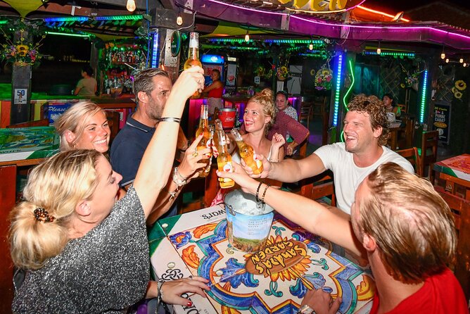 Aruba Nightlife and Barhopping on Chogogo Party Bus - Stop 3 at Eagle Beach: Final Dance Energy Under the Night Sky
