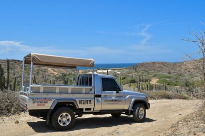 Aruba Outback Safari Jeep Tour - Lighthouse, Arikok & Conchi Pool - Conchi Natural Pool: swimming time, with a stair-and-stamina note
