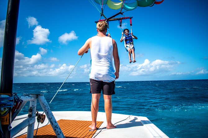 Aruba Parasailing Experience from Noord - Wildlife spotting and the shipwreck angle