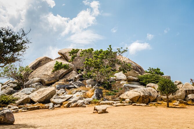 Aruba Sightseeing Tour with Transport - Stop 5: Natural Bridge and Baby Bridge, Chiseled by Waves