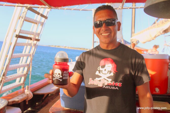 Aruba Sunset Jolly Pirate Sail with Open Bar - Weather and sea conditions: when wind changes the feel