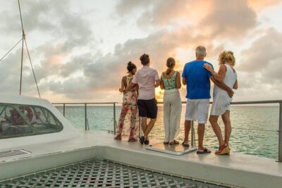 Aruba Sunset Sail Dinner Cruise with Open Bar by Catamaran - Where the cruise starts: Piet’s Pier Bar near Hyatt Regency