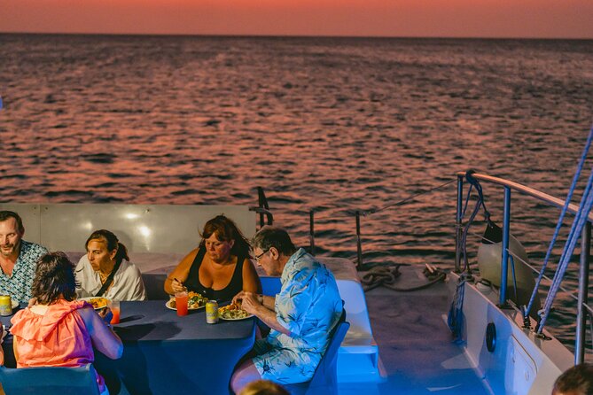 Aruba Sunset Sail Dinner Cruise with Open Bar by Catamaran - When weather affects the cruise: what to expect if the sea gets moody
