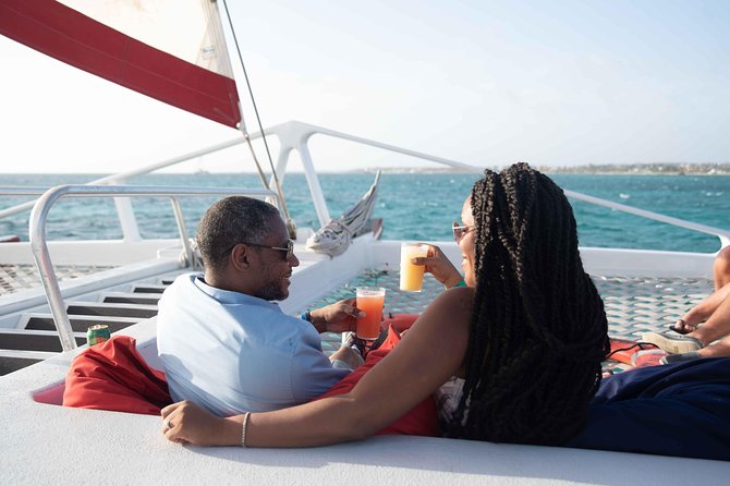 Aruba Sunset Sail with Appetizers and Open Bar - Crew energy: music, dancing, and the friendly personalities