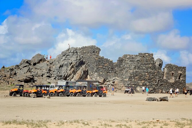 Aruba UTV Tour with Natural Cave Pool and Cliff Jumping - What the UTV ride feels like: safety, dust, and staying together