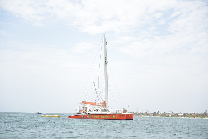 Banana Adventure Catamaran Shipwreck Snorkel and Turtle Swim - A Stable Catamaran Ride With Real Time on the Water