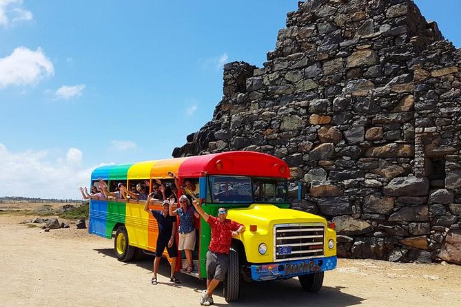 Colorful Beach Bus Sightseeing Tour of Aruba - Key highlights you’ll care about