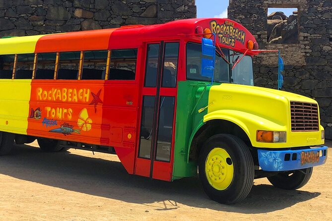 Colorful Beach Bus Sightseeing Tour of Aruba - Bushiribana Ruins: old gold mill stories in volcanic rock