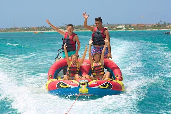 Exciting Tube Ride in Aruba - Meeting at Delphi Watersports Aruba on Noord’s Beach