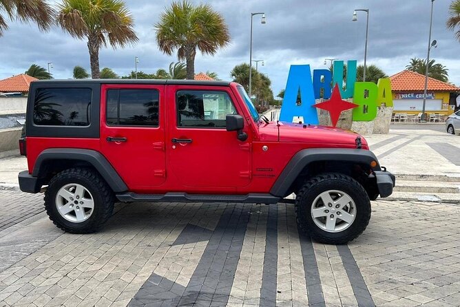 Jeep Wrangler 4 Door HardTop Rental in Aruba - The Island Map Briefing and Wrangler Basics (Don’t Skip This)