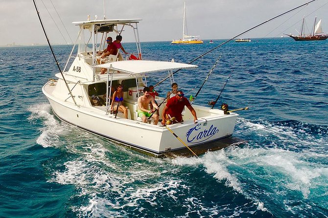 Private Afternoon Fishing Charter in Aruba - Private Carla Charter on the Bertram Sport Fisherman: What You’re Really Buying