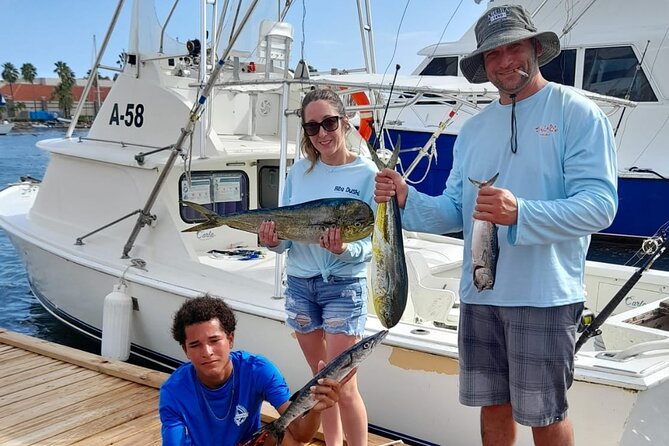 Private Afternoon Fishing Charter in Aruba - Oranjestad Morning Setup to 12:30 Departure: Getting Positioned Fast