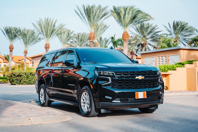 Private Round - Trip Airport Transfer in Aruba Luxury SUV - From gate to hotel: what the luxury SUV transfer is really like