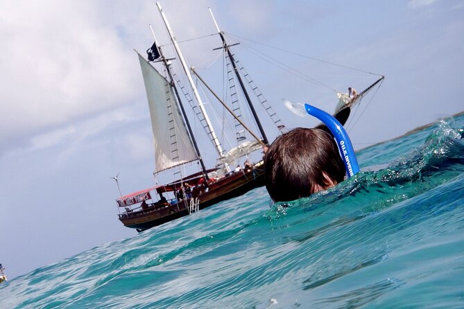 Set Sail in Aruba: Jolly Pirate Cruise with Snorkel Adventure - Snorkel stop #3: The SS Antilla wreck and what to look for at 60 feet