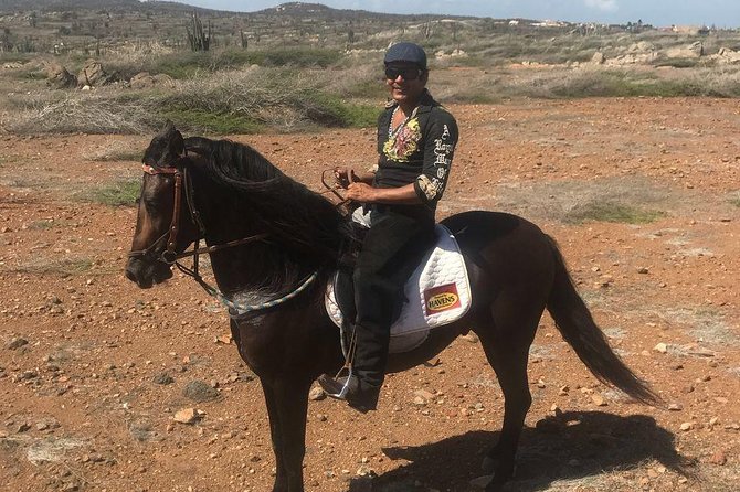 Sunset Horseback Ride in Aruba - Riding Through Quiet Country Without Streets or Traffic